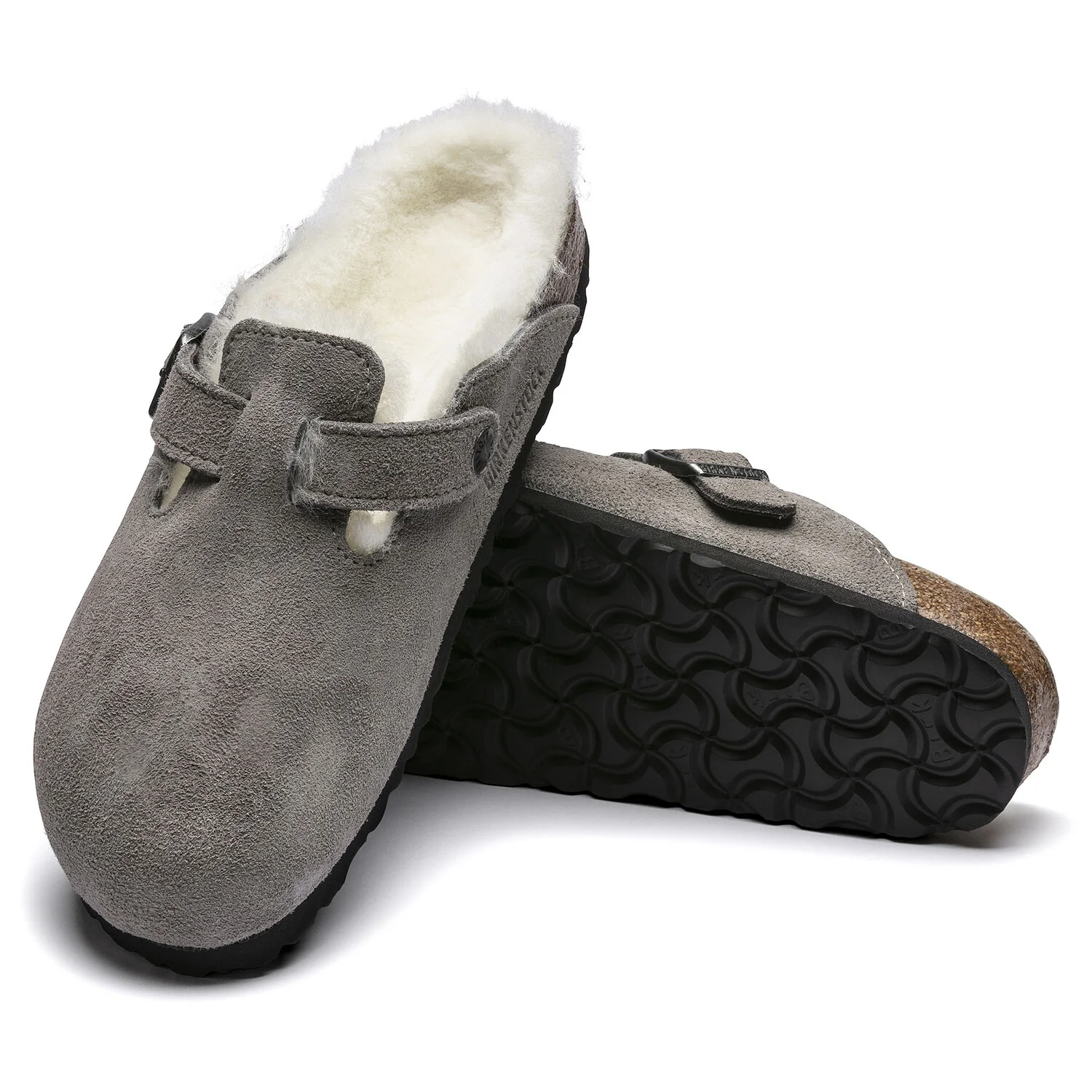 BIRKENSTOCK BOSTON SHEARLING SUEDE LEATHER - Image 4